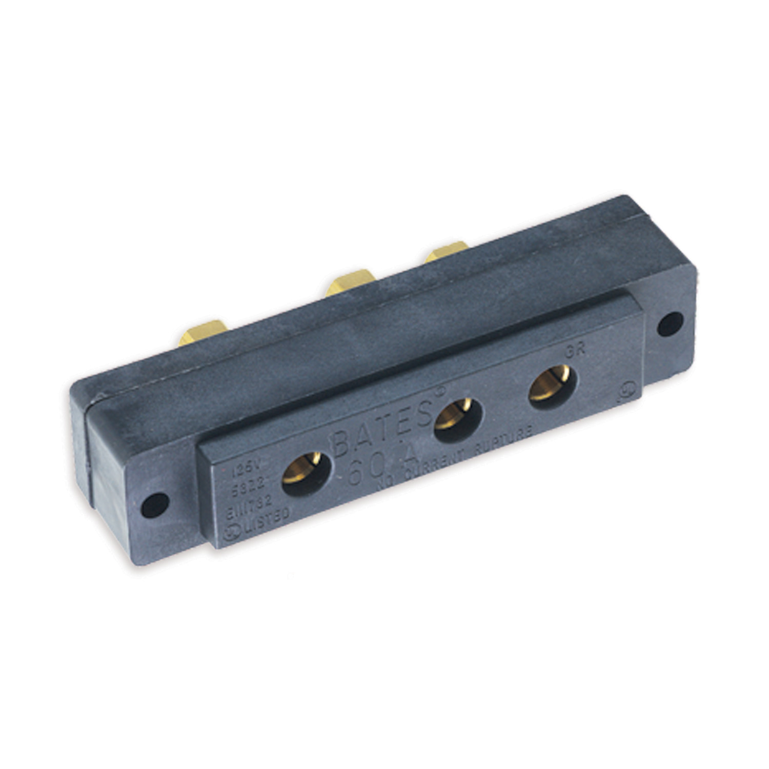 Bates Stage Pin (60A / 125V) Female Panel Mount